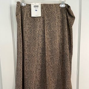Animal Print Skirt